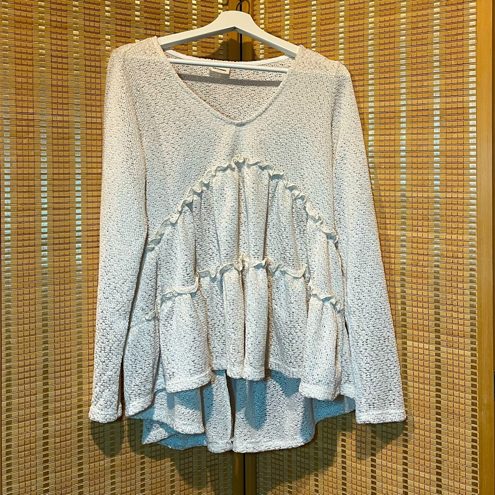 Chenille Babydoll Sweater